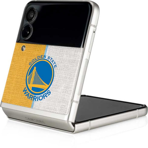 NBA Golden State Warriors Canvas Galaxy Z Flip4 5G Skin